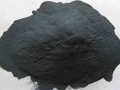 Black corundum powder
